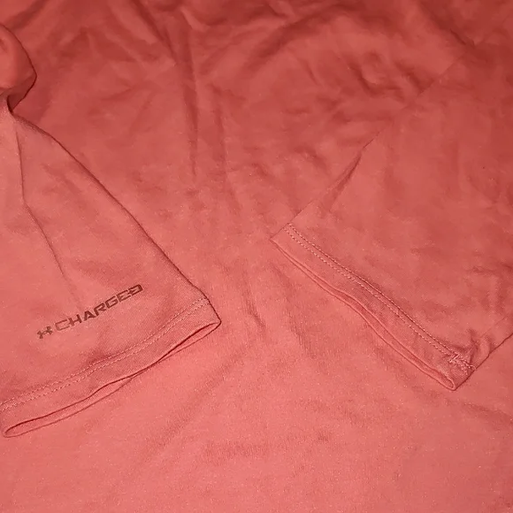 Under Armour Vibrant Orange Long Sleeve Tee - Picture 4 of 7